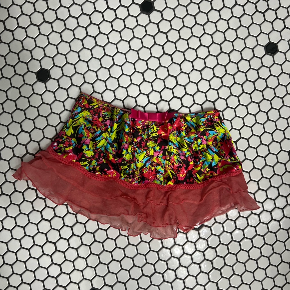 Jezebel intimate mini skirt flirt skirt size small